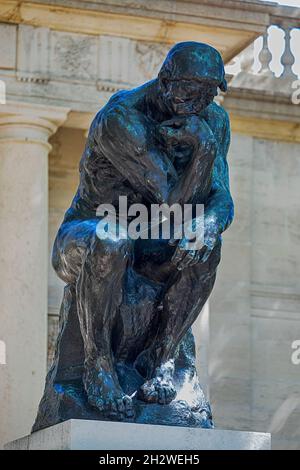 2151 Benjamin Franklin Parkway, Rodin Museum, beherbergt neben anderen Meisterwerken „The Thinker“ und „The Gates of Hell“. Stockfoto