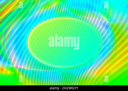 Abstrakter, mehrfarbiger Neon-Hintergrund mit Linien. Stockfoto