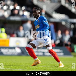 24. Oktober 2021; St Mirren Park, Paisley, Renfrewshire, Schottland; Scottish Premier League Football, St. Mirren gegen Rangers FC; Fashion Sakala of Rangers Stockfoto