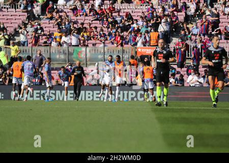 Barcelona, Spanien. Okt. 2021. Spanisches Fußballspiel La Liga FC Barcelona gegen Real Madrid im Camp Nou Stadion, 24. Oktober 2021 Credit: CORDON PRESS/Alamy Live News Stockfoto