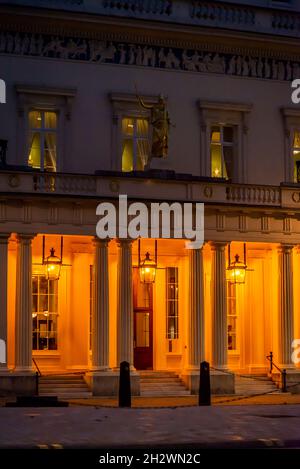 Athenaeum Club, Pall Mall, Waterloo Place, London, UK Stockfoto