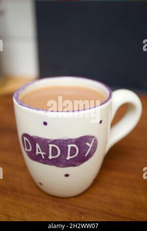 DVDDAD Tasse Tee Stockfoto