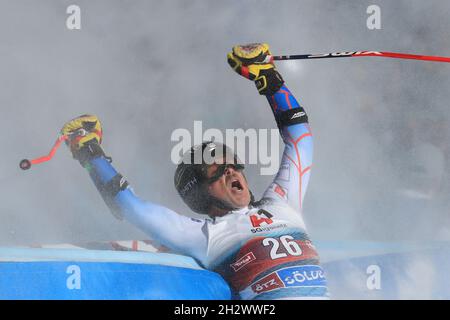 Solden, Österreich. Okt. 2021. Alpine Ski World Cup 2021-2022: 1. Herren-Riesenslalom, Eröffnungsrennen im Rahmen des Alpine Ski World Cup in Solden am 24. Oktober 2021; River Radamus (USA) (Foto von Pierre Teyssot/ESPA-Images) Kredit: Europäische Sport Fotoagentur/Alamy Live News Stockfoto