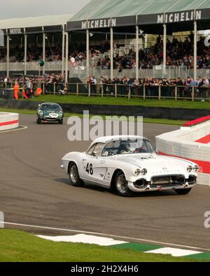 Oktober 2021 - Rennen beim Goodwood Members Meeting 78 Stockfoto