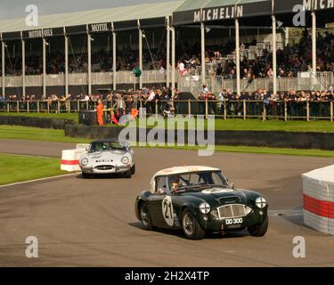 Oktober 2021 - Rennen beim Goodwood Members Meeting 78 Stockfoto