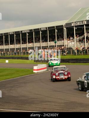 Oktober 2021 - Rennen beim Goodwood Members Meeting 78 Stockfoto