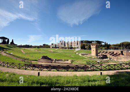 Italien, Rom, Circus Maximus Stockfoto