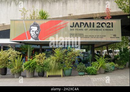 BFI Japan 2021: 100 Jahre japanische Kinowerbung bei der BFI Southbank. London - 24. Oktober 2021 Stockfoto