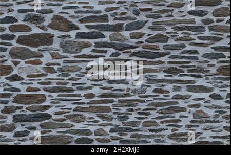 3D Rendering - Hintergrund der Steinwand Textur. Hochwertige Details Stockfoto