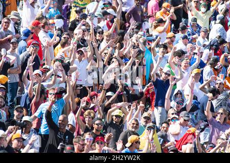 Austin, Texas, USA. Okt. 2021. F1-Publikum war eine Rekordbeteiligung. (Bild: © Hoss McBain/ZUMA Press Wire) Stockfoto