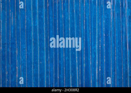 Flache Textur aus altem blauem sowjetischen pvc-Klebeband Stockfoto