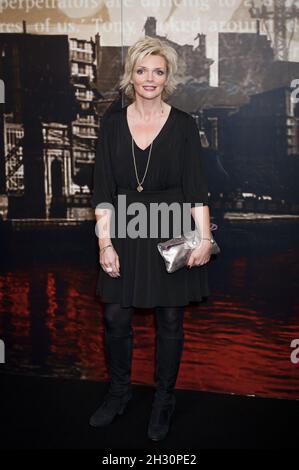 Sharon Small kommt bei den Crime Thriller Awards 2014 an The Grosvenor House Hotel - London Stockfoto