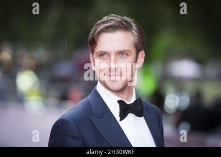 Dan Stevens kommt bei der BAFTA Downton Abbey-Festa im Richmond Theatre - London an Stockfoto