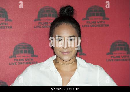 Heather Watson besucht Jurassic Park Live in der Royal Albert Hall, London. Bilddatum: Donnerstag, 3. November 2016. Bildnachweis sollte lauten: DavidJensen/EMPICS Entertainment Stockfoto