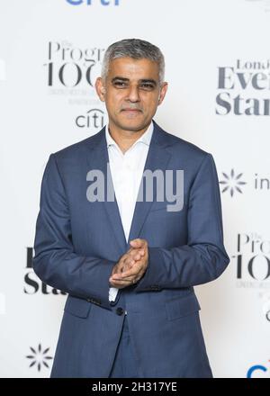 Sadiq Khan, der Bürgermeister von London, nimmt am jährlichen Progress 1000 des London Evening Standard in London Teil. Bilddatum: Donnerstag, 19. Oktober 2017. Bildnachweis sollte lauten: David Jensen/EMPICS Entertainment Stockfoto