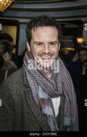 Andrew Scott nimmt an der ersten Pressekonferenz im Ambassadors Theatre, London, Teil. Bilddatum: Dienstag, 23. Januar 2018. Bildnachweis sollte lauten: David Jensen/ EMPICS Entertainment Stockfoto