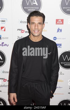 Danny Mac nimmt an den What's On Stage Awards 2018 im Prince of Wales Theatre, London, Teil. Bilddatum: Sonntag, 25. Februar 2018. Bildnachweis sollte lauten: David Jensen/ EMPICS Entertainment Stockfoto