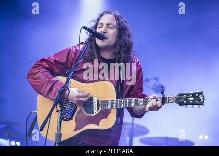 Adam Granduciel aus dem Krieg gegen Drogen tritt am 9. Tag des All Points East Festivals 2018 im Victoria Park, London, live auf. Bilddatum: Samstag, 2. Juni 2018. Bildnachweis sollte lauten: David Jensen/EMPICS Entertainment Stockfoto