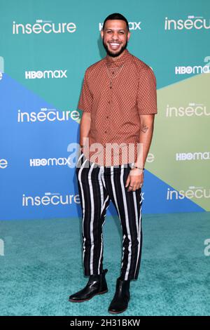 LOS ANGELES - OCT 21: Sarunas in der unsicheren Saison 5 Premiere Screening im Kenneth Hahn Park am 21. Oktober 2021 in Los Angeles, CA Stockfoto