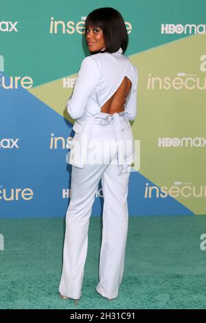 LOS ANGELES - OCT 21: Christina Elmore bei der Premiere der unsicheren Staffel 5 im Kenneth Hahn Park am 21. Oktober 2021 in Los Angeles, CA Stockfoto