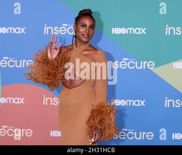 21. Oktober 2021, Los Angeles, CA, USA: LOS ANGELES - OCT 21: IVSS Rae bei der unsicheren Saison 5 Premiere im Kenneth Hahn Park am 21. Oktober 2021 in Los Angeles, CA (Bildquelle: © Kay Blake/ZUMA Press Wire) Stockfoto