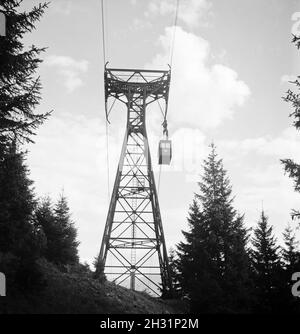 Ein Ausflug nach Innsbruck in Österreich, Deutsches Reich 30er Jahre. Eine Reise nach Innsbruck in Österreich, Deutschland 1930. Stockfoto