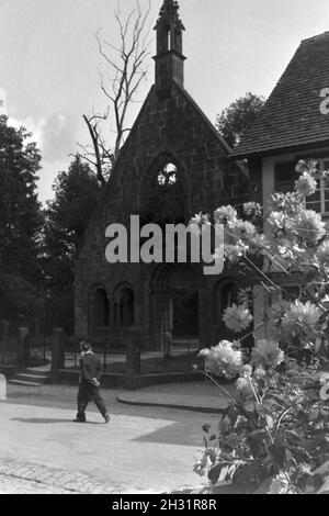 Urlaub im Schwarzwald, Deutsches Reich 30er Jahre. Urlaub im Schwarzwald, Deutschland der 1930er Jahre. Stockfoto