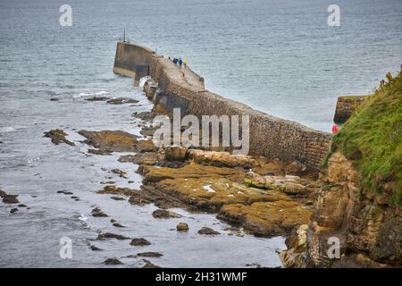 Edinburgh, Schottland, St Andrews Pier EAST Sands Stockfoto