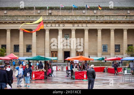 Caird Hall ist ein Konzertsaal in Dundee, Schottland. Es ist ein denkmalgeschütztes Gebäude der Kategorie A Stockfoto