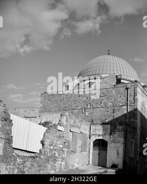 Gehwege und Gassen von Old Akko, Akko, Israel Stockfoto