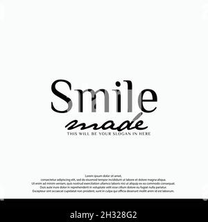 Schriftzug mit handgeschriebenem Schriftzug und Logo-Design Stock Vektor