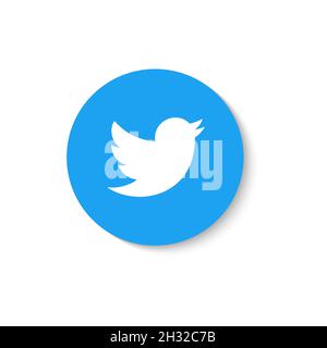 Facebook, twitter, instagram, youtube, snapchat, pinterest, whatsap, linkedin, Periscope, vimeo - Sammlung beliebter Social-Media-Logos. Stock Vektor