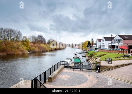 Upton upon Severn im Malvern Hills District von Worcestershire, England, Großbritannien Stockfoto