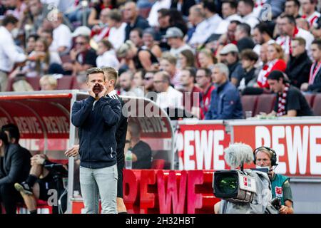 Kšln, RheinEnergieStadion, 18.09.21: Trainer Jesse Marsch (RB Leipzig) gibt Anweiungen im Spiel der 1.Bundesliga 1.FC Kšln gegen RB Leipzig Foto: pres