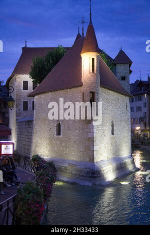 Frankreich, Auvergne-Rhône-Alpes, Haute-Savoie, Annecy, Palais de l'Ile Stockfoto