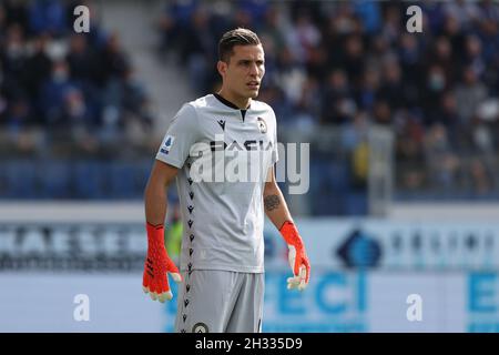 Gewiss Stadium, Bergamo, Italien, 24. Oktober 2021, Marco Silvestri (Udinese Calcio) während der Atalanta BC gegen Udinese Calcio - Italienische Fußballserie In einer Höhe Stockfoto