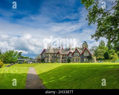 Holehird House in der Nähe von Windermere in Cumbria Stockfoto