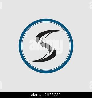 Kreativer Buchstabe S Logo Vorlage Vektor Icon Design Stock Vektor