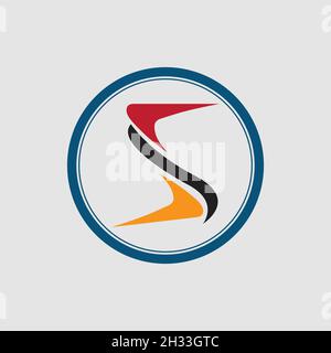 Letter S Business abstrakte Einheit Vektor-Logo Design-Vorlage Stock Vektor
