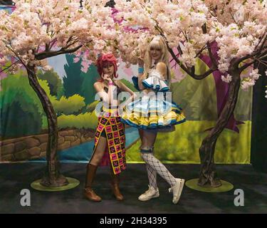 London, Großbritannien. Oktober 2021. Die jährliche London MCM Comic-Con ist nach zwei Jahren Abwesenheit wieder im Excel Center. Quelle: Enrique Guadiz / Alamy Live Stockfoto