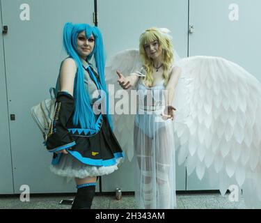 London, Großbritannien. Oktober 2021. Die jährliche London MCM Comic-Con ist nach zwei Jahren Abwesenheit wieder im Excel Center. Quelle: Enrique Guadiz / Alamy Live Stockfoto