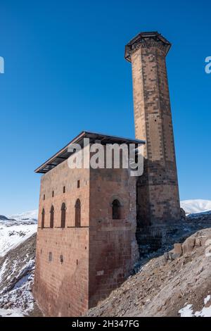 Ani ist eine ruinierte mittelalterliche armenische Stadt, die heute in der türkischen Provinz Kars liegt Stockfoto