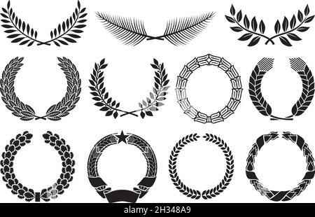 Vektorgrafik Kranzsatz Stock Vektor