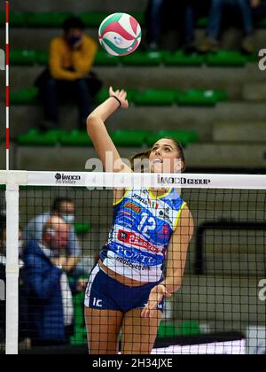 Palaverde, Treviso, Italien, 21. Oktober 2021, Giorgia Frosini (Conegliano) während des Imoco Volley Conegliano gegen Igor Gorgonzola Novara - Volleyball Ital Stockfoto