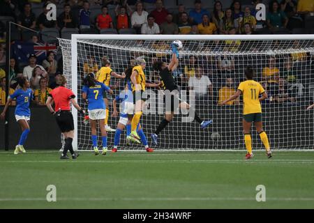 Matildas gegen Brasilien Stockfoto