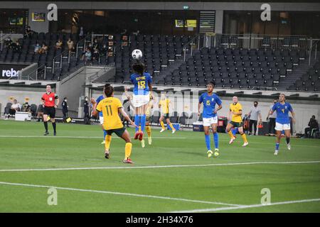 Matildas gegen Brasilien Stockfoto