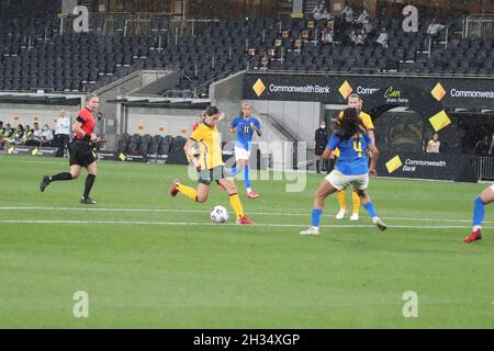 Matildas gegen Brasilien Stockfoto