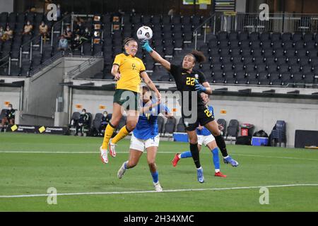 Matildas gegen Brasilien Stockfoto