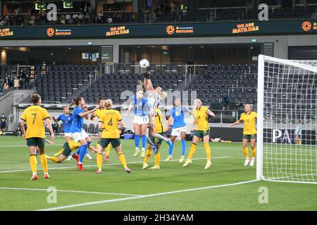 Matildas gegen Brasilien Stockfoto