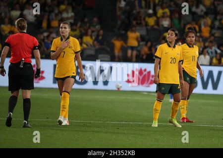 Matildas gegen Brasilien Stockfoto